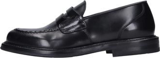 Green George Leren Loafers - Heren - Loafers - Zwart - 43 EU - Leer - Schoenen