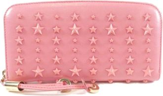 Jimmy Choo London Leather Long Wallet (Bi-Fold) (Pre-Owned)