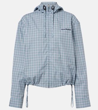Acne Studios Giacca in tessuto tecnico a quadri