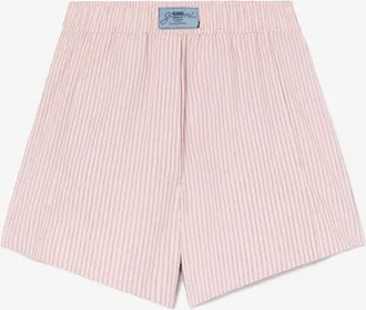 Ganni Pink Elasticated Shorts - Size 34 Organic Cotton