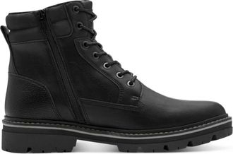 s.Oliver Schoenen, Heren, Zwart, 42 EU, Leer, Casual Gesloten Enkellaarsjes