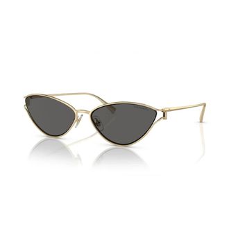 Tiffany & Co. Moderne Elegante Cat-Eye Zonnebril - Dames - Zonnebrillen - Geel - 61 MM - Accessoires