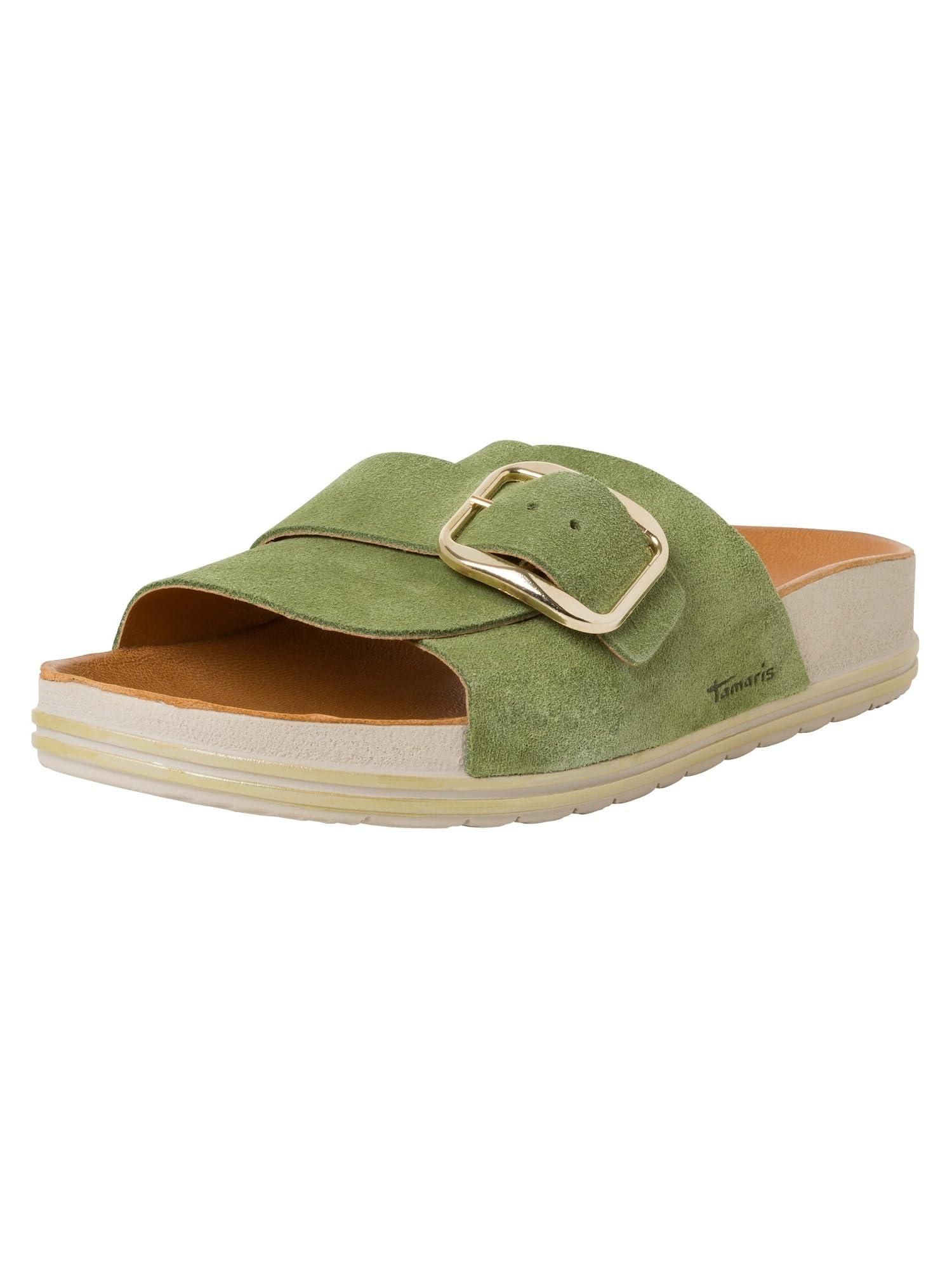 Tamaris Damen 1-1-27131-20 Flacher Slipper, Sage Comb, 37 EU ab 47