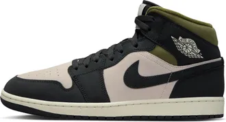 Nike Jordan Mens Air Jordan 1 Mid SE Shoes in Brown | HV4091-102