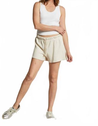 perfectwhitetee Layla French Terry Sweat Short In Sugar