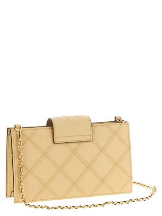 Tory Burch Fleming Wallet - Cream