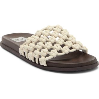 Dolce Vita Galossa Knotted Slide Sandal in Ivory at Nordstrom Rack, Size 7.5