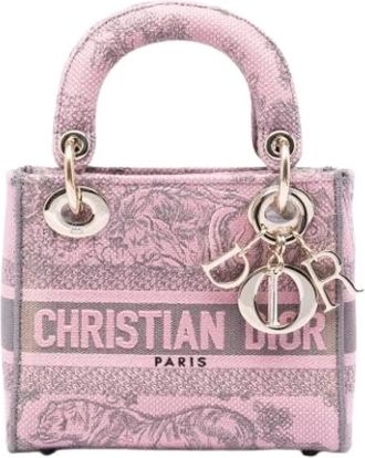 Dior Pre-owned Lady D-Lite - Dames - Vintage Handtas - Roze - ONE Size - Vintage