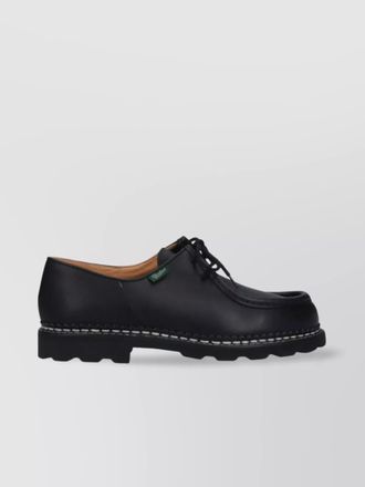 Paraboot brogues leather contrast stitching