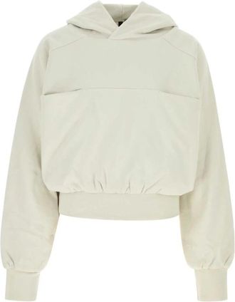 Entire studios Chalk Cotton Sweatshirt - Dames - Hoodies - Wit - M - Katoen - Hoodies & sweatvesten