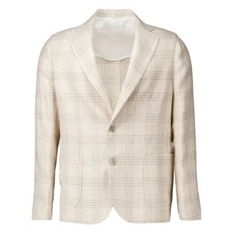 Barba Blazers, male, Beige, L, Beige Classic Colberts
