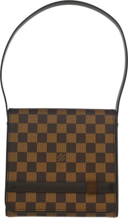 Louis Vuitton Tribeca Handbag Damier Brown Canvas Handbag (Pre-Owned)