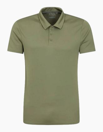 Mountain Warehouse Mens Mountain Warehouse Mens Endurance IsoCool Polo Shirt - Green - Size: 40