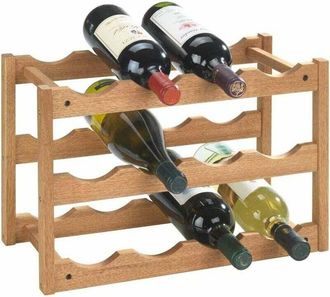 OEM Botellero, Estante Para Vinos, Botellero, Capacidad Para 12 Botellas, Madera, Noruega