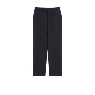 Valentino Garavani Straight Trousers, male, Blue, Size: XL Straight Trousers