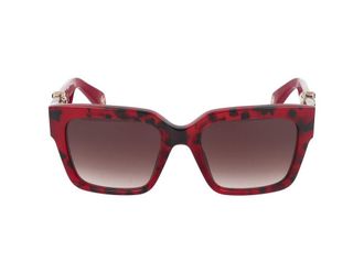 Roberto Cavalli Sonnenbrille Roberto Cavalli SRC040 M 07 Mt Quadri Rosso Lucido /20/140