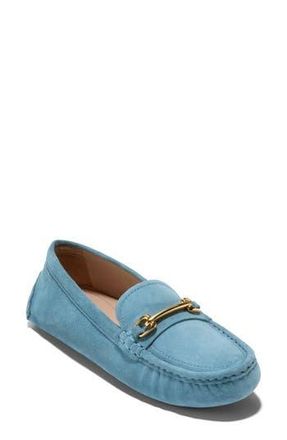 Cole Haan Emeryn Horsebit Driver Loafer in Provincial Blue Suede at Nordstrom Rack, Size 8.5