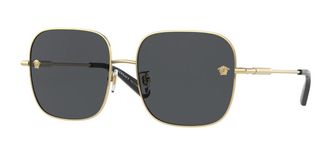 Versace VE2246D Asian Fit 100287 Womens Sunglasses Gold Size 59