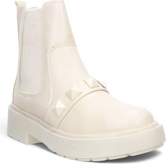 Offline Shoes Womens Studded Bootie In Sand