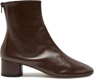Dear Frances Harlie zip-detail ankle boots - Brown