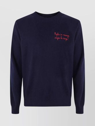 MC2 Saint Barth embroidered wool jumper