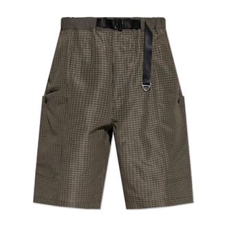 Comme Des Gar&ccedil;ons Casual Shorts, male, Brown, Size: L Shorts with Belt