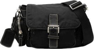 Prada Pre-owned Cross Body Bags, female, Black, Size: ONE SIZE Pre-owned Crossbody Bag