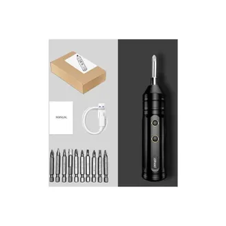 OEM Destornillador El&eacute;ctrico - Bater&iacute;a Recargable Usb-c - 10 Piezas - Para Montaje Dom&eacute;stico - Ph1 Ph2 Pz1 Pz2 Sl4 Sl6 T10 T15 T20
