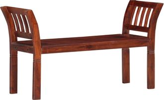 vidaXL Banco De Madera Maciza De Acacia 111 Cm Vidaxl