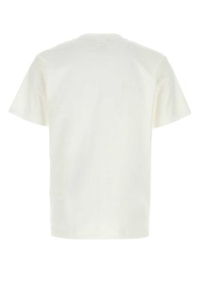 A Bathing Ape Mens White Cotton 1st Camp Baby Milo T-Shirt Whitexyellow Exterior Exterior: T-shirts And Polos