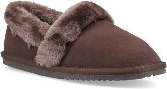 Hush Puppies Ariel Suede Dames Chocolade Slippers