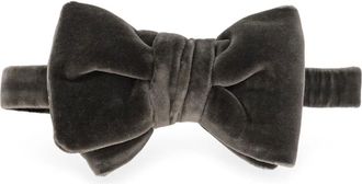 Tom Ford Accessoires, Heren, Grijs, ONE Size, Katoen, Stijlvolle Vlinderdassen en Stropdassen