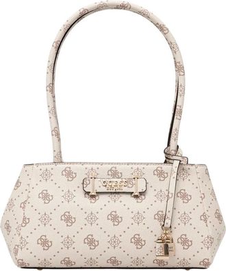 Guess Carrie Handtas - Dames - Handtassen - Beige - ONE Size - Leer - Tassen