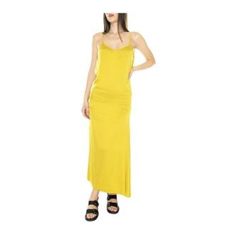 Alessia Santi Maxi Jurk - Dames - Maxi kleedjes - Geel - S - Kleedjes