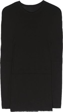 Issey Miyake fringed fine-knit top - women - Nylon/Polyurethane - 2 - Brown