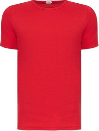 Versace Lingerie T-shirt - Heren - T-shirts - Rood - S - Katoen - Tops