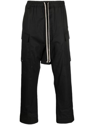 Rick Owens Pantaloni con cavallo basso - Nero