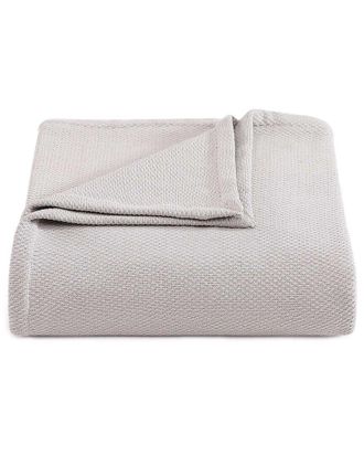 Tommy Hilfiger Cotton Pique Solid Blanket