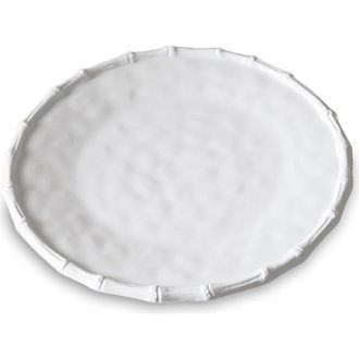Beatriz Ball Vida Cane Round Platter in White at Nordstrom