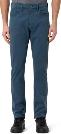 34 Heritage Courage Stretch Cotton Twill Straight Leg Pants in Petrol Twill at Nordstrom, Size 30 X 32