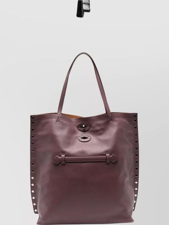 Zanellato studded leather tote bag