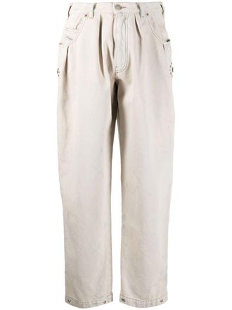 Diesel high-rise boyfriend jeans - women - Cotton - 29/32 - Neutrals