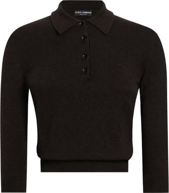 Dolce & Gabbana Polo in cashmere - Marrone
