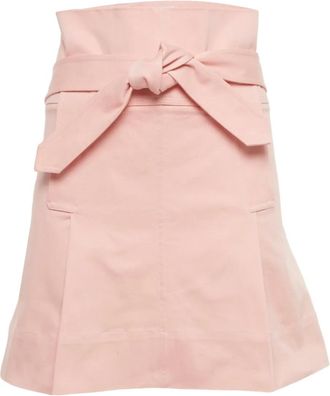 Ferragamo Minigonna con cintura - Rosa