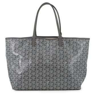 Goyard Gray Pvc Leather Tote Bag (Pre-Owned)
