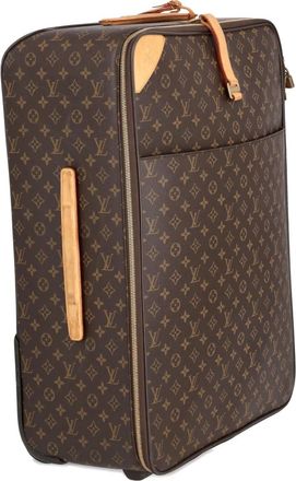 Louis Vuitton Pegasus monogram-pattern leather trolley - Brown