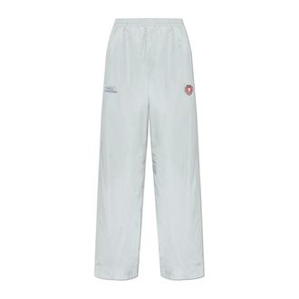 Balenciaga Joggers with logo patch - male - Balenciaga - Sweatpants - Gray - L - Trousers