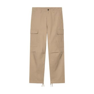 Carhartt Work in Progress Carhartt Wip, Straight Trousers, male, Beige, Size: W34 Regular Cargo Pant