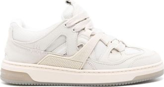 Represent Bully chunky sneakers - men - Fabric/Calf Leather/Fabric/Calf Leather/Rubber - 41 - Grey