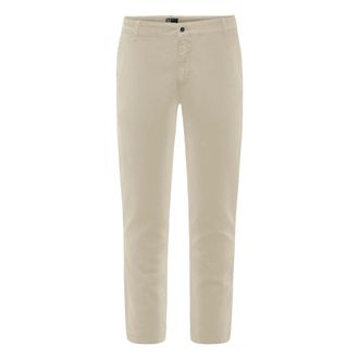 Bomboogie Slim Chino Broek - Heren - Broeken - Beige - Maat: W36 Katoen